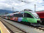 ÖBB 4024 088-9  VVT - Verkehrsverbund Tirol  bei der Einfahrt auf Gleis 5 von Brenner/Brennero als S3 (Zug-Nr.