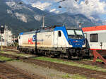 Ein seltener Besucher war am Abend des 13.09.2021 in Innsbruck Hbf abgestellt. Hier die 187 320-7 der HLG - Holzlogistik und Güterbahn GmbH (Bebra)