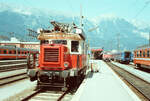 Österreichischer Oberleitungs-Turmbauwagen, Baureihe 9431, Innsbruck Hauptbahnhof (1983)