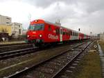 80 73 116-0 an der Zugspitze des R5976, bei der Ausfahrt Bahnhof Ried in Richtung Simbach; 180328