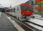 80-73 040-2 am Zugschluss des IC 512 (Graz Hbf - Selzthal - Salzburg Hbf) am 5.1.2015 in Salzburg Hbf.