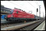 Endlich erwischt!!! Die Rail-Cargo-Austria Lok 1116 003 war am 10.10.2009 wieder einmal auf der Westbahn anzutreffen.