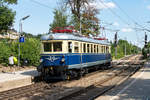 ET 4042.01 der Nostagliebahnen in Kärnten als SPL 17070 nach Wien Westbahnhof, am 15.08.2019 in Wien Speising.