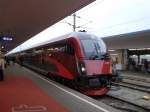 Der Railjet Steuerwagen am Wien West am 14.12.08  