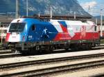 150 Jahre Eisenbahn in Tirol
Taurus 1216-226  Tschechien  in Wrgl Hbf
24.08.2008