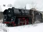 01 1533-7 der GEG (ehemals DR) bei  bestem Winterwetter , am 19.02.09 mit einem Sonderzug im Bahnhof Zittau (Sachsen).