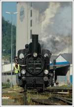 Die ehemalige GKB Lok 17c 372 vom Heizhaus Strasshof fuhr am 19.5.2007 vor der Parade noch einmal zur Bekohlung.