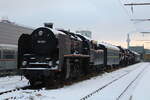 50 1171 rostet seit Jahren mit einer anderen 50 und einer 52 in Wien Heiligenstadt. Foto vom 10.12.2021