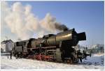 Portrait der 52.7612 nach dem Wassernehmen in Ernstbrunn, 23.1.2010.