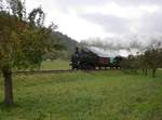 NBIK 93.1332 am 24.Oktober 2020 als NF 14793 (Launsdorf-Hochosterwitz - Wietersdorf - Launsdorf-Hochosterwitz) beim Strecken-Km 8,0 der Görschitztalbahn.