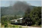 93.1332 der NBiK auf der Fahrt von Weizelsdorf nach Ferlach.Hier sieht man den Zug nahe Kappel an der Drau. 22.08.2010