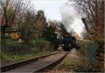 93 1420 auf Sonderfahrt auf der im Personenverkehr 1951 eingestellten Kaltenleutgebnerbahn, unterwegs Richtung Waldmhle.