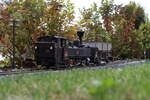 Als die U43 in den 80er Jahren noch auf der Wildbacher Lokalbahn unterwegs war, führte die Reise öfter auch nach Wildbach Steinbruch.
Mit einem einzelnen Schotterwagen war die U43 an einem kühlen Herbsttag 1982 als Nebenfahrt N1 von Wildbach nach Wildbach Steinbruch unterwegs.