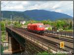 2016 050 berfhrt als Lokzug die Draubrcke in Richtung Villach Westbahnhof.03.05.2008