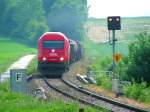 2016 065-1 ist auf der KBS151 bei km20,0 (Nhe RIED i.I.) mit GZ68807 unterwegs; 080526080526