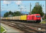 2016 049 fhrt mit dem leeren Hackschnitzelzug aus Pls in den Bahnhof Zeltweg ein.