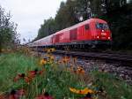 2016 072 zieht D966 mit 3 zustzlichen Wagen Richtung Mnchen;100926