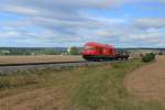 Tglich werktags pendelt ein Gterzug auf der Burgenlandbahn im Mittelburgenland bis nach Oberloisdorf, meist ein paar Waggons im Schlepptau.