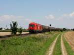 Die 2016 072 mit einem Kesselzug am 18.07.2014 unterwegs bei Mining.