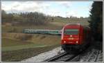 Der wegen der Sperre des Semmerings am 29.1.2007 ber die steirische Ostbahn umgeleitete EC 158 „Croatia“ von Zagreb Glavni Kolod.