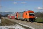 RTS 2016.907 mit ihrem R 4367 nach Wies, St.Peter/Sulmtal 27.12.2010