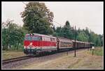 2043 006 ist am 8.08.2002 mit G66555 bei Mittlern unterwegs.