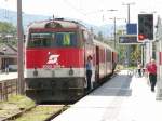 2043 048 brachte am 24.8.2007 den EZ Strudengau nach Krems/Donau