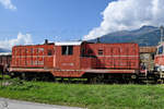 Die Diesellokomotive 2045.015-1 der ÖBB wurde 1954 gebaut und war Ende August 2019 im  Außenbereich des Heizhauses Lienz ausgestellt.