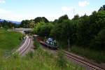 Ab Deutschlandsberg ging es dann mit dem Rola-Wagen der für die Abteilung Fahrweg vor kurzer Zeit in den Fahrzeugpark der Graz Köflacher Eisenbahn aufgenommen wurde.