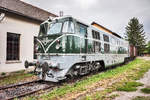 2050.05 der ÖGEG steht am 6.8.2017 auf dem Vereinsgelände des Vereins  Neu Landesbahn , im Mistelbacher Lokalbahnhof.