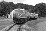 RBAHN 2050.09 am 02.August 2019 mit dem SR 16842 (Rückersdorf-Harmannsdorf - Ernstbrunn) bei Mollmannsdorf.