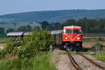 Zur Saisoneröffnung am 01.05.2014 war die BR 2050.09 mit dem NostalgieExpress Leiser Berge unterwegs.