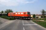 BB 2050.09 fhrt am 01.Mai 2014 mit dem Nostalgie-Express Leiser Berge aus dem Bf.