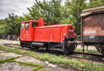 2060 091-2 steht am 6.8.2017, auf dem Geländes vom Verein  Neue Landesbahn  im Mistelbacher Lokalbahnhof.