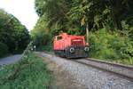 BIF 2062 053-1 am 23.Juli 2019 als SLZ 95804 (Korneuburg - Waldmühle) auf der Kaltenleutgebenerbahn beim Strecken-Km 4,0.