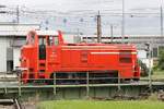 Die als 2067.12 angeschriebene DINO 92 81 2067 420-7 (ex Schleppbahn Liesing LDH 420) am 21.August 2016 in Amstetten.