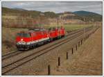 2143 045 bei der berstellung von zwei 2067er nach Knittelfeld am 5.4.2008 kurz nach Fentsch-St.