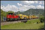 2068 060 mit Güterzug bei Bruck an der Mur am 3.06.2019.