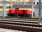 2070 009-3; konnte anlässlich einer Rangierfahrt vom Bahnsteig7-8 in Linz-Hbf, beobachtet werden; 220721