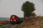 2070 088 an einem trben Herbsttag mit der ErlebnisWeltBahn kurz vor Karnabrunn.