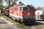 NLB 2143 055-8 ausgestellt am 21.April 2018 beim Frühlingsfest des Verein Neue Landesbahn in Mistelbach LB.