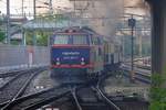 RBAHN 2143 062-5 am 01.Mai 2019 als letztes Fahrzeug des, vom Verein Kaltenleutgebner Bahn veranstalteten, SEZ 14728 (Waldmühle - Wien Meidling) bei der Ausfahrt aus dem Bahnhof Wien Liesing.