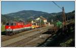 2143.064 und 2143.044 bei Verschubarbeiten in Obdach nach der Ankunft am 13.9.2007 dem VG 74565.