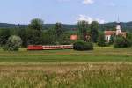 2143.021 der Staudenbahn (SVG) bei Gessertshausen (01.06.2008)