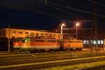 2143 039, 1042 018 sowie 1042 032 haben sich in der letzten Abenddmmerung des 17.03.2008 zur Nachtruhe begeben.