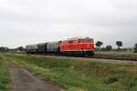 NLB 2143.56 am 02.September 2018 mit dem SR 16434 (Wien Praterstern - Zellerndorf - Laa/Thaya - Mistelbach) auf der Pulkautalbahn bei Obritz.