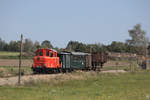 Der Fotozug mit der 2091.09 bei Kleinpertholz.