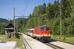 In den letzten Jahren, in denen die 2095 015 für die ÖBB unterwegs war trug die Lok bereits die heute allgegenwärtige ÖBB-Wortmarke an der Fahrzeugfront.