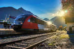 5022 024-1 wartet im Bahnhof Kötschach-Mauthen auf die Abfahrt als R 4827 nach Villach Hbf.
Aufgenommen am 30.10.2016.

Leider sind solche Bilder wie dieses, durch die Einstellung der Strecke, zum Fahrplanwechsel im Dezember 2016, nicht mehr möglich.

<a href= http://www.gailtalbahn.at/ >www.gailtalbahn.at</a>
<a href= https://www.facebook.com/vereingailtalbahn/ >www.facebook.com/vereingailtalbahn</a>