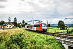 5022 026-6  Rosental  fährt als S4 4811 (Villach Hbf - Hermagor), in den Bahnhof Nötsch ein.